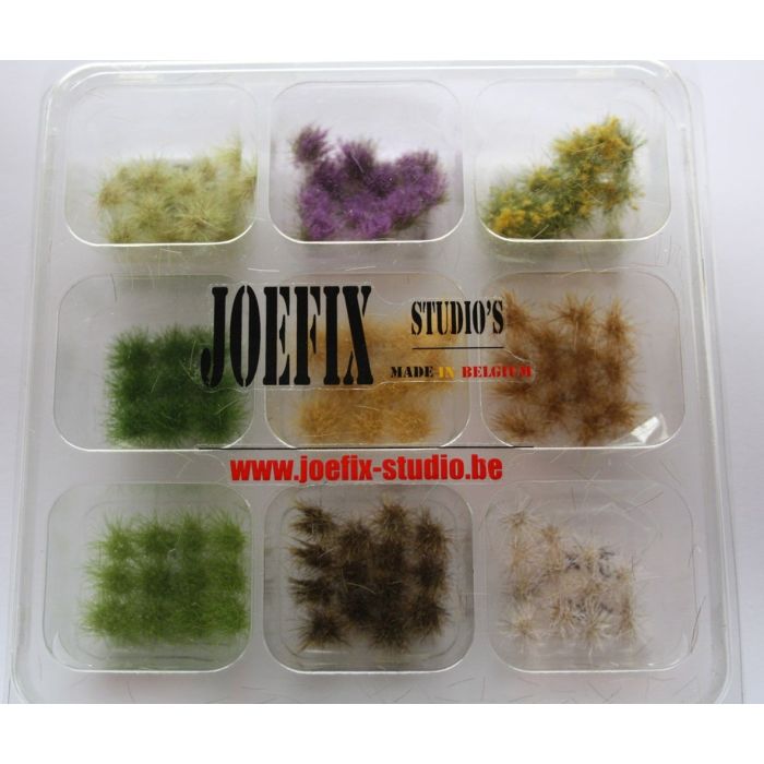 1/35 9 DIFFERENT KINDS OF GRASS TUFFTS 25 GR. 173