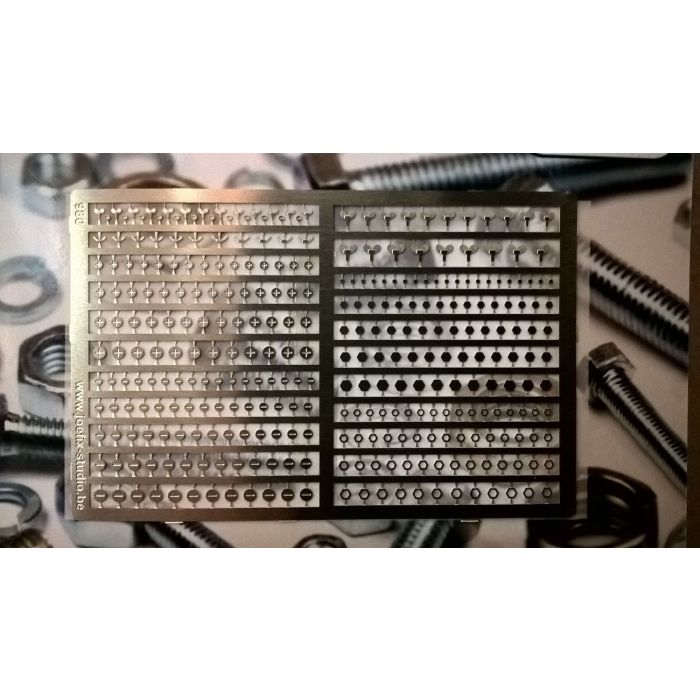 1/35 MISCELLANEOUS NUTS AND SCREWS 12 GR. 980