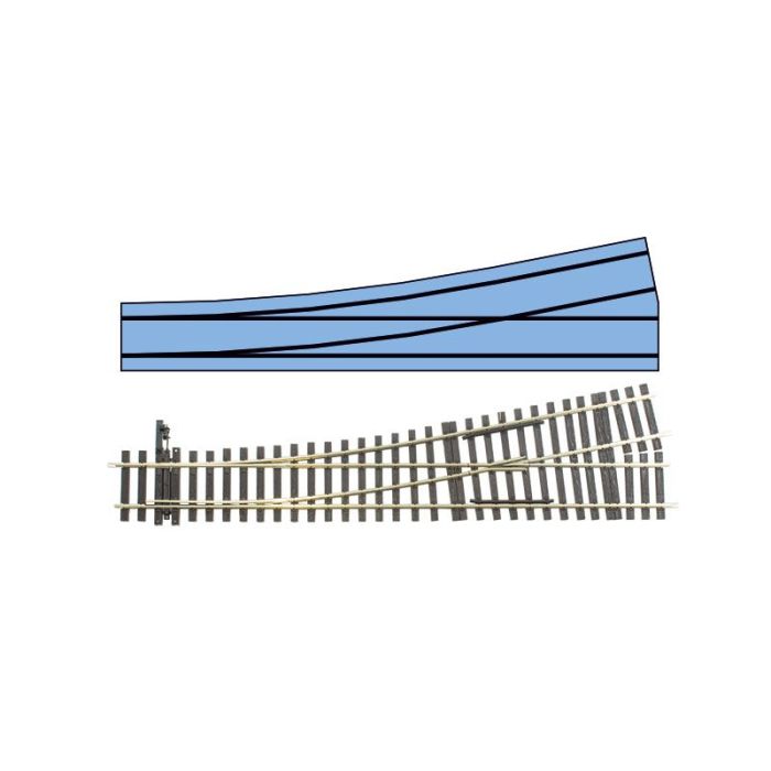 Einfache Weiche links 45031-01