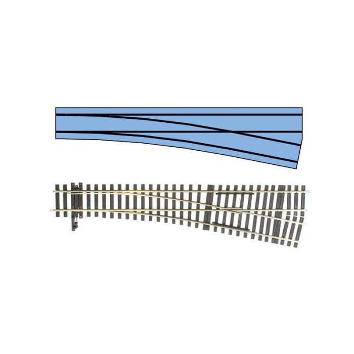 Einfache Weiche rechts 45032-01