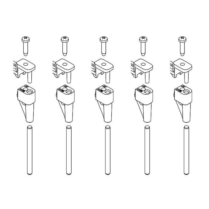 UNDERFLOOR EXTENSION EVO 5 PACK (5/23) * 8444090