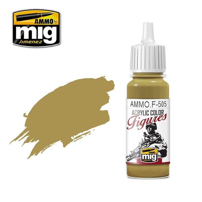 FIGURES PAINTS PALE YELLOW GREEN FS-33481 JAR 17ML AMMO.F-505
