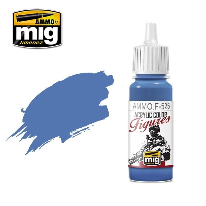 FIGURES PAINTS MEDIUM BLUE JAR 17ML AMMO.F-525