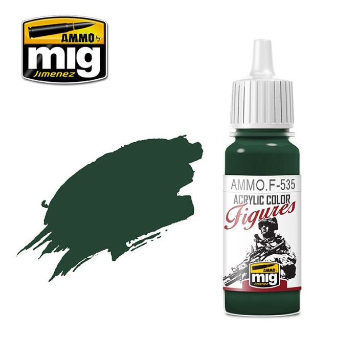 FIGURES PAINTS ITALIAN GREEN CAMO JAR 17ML AMMO.F-535