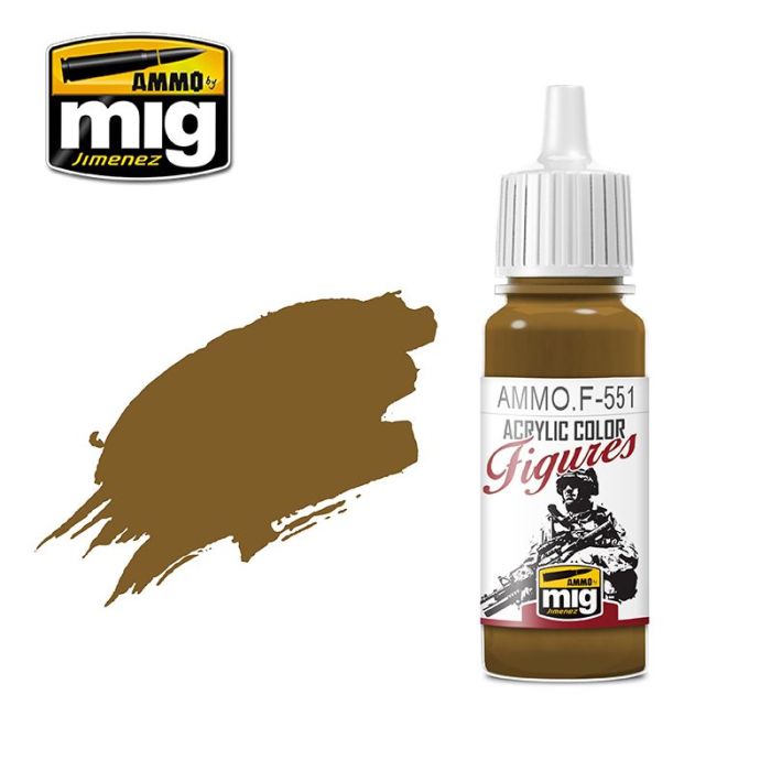 FIGURES PAINTS BURNT SAND JAR 17ML AMMO.F-551