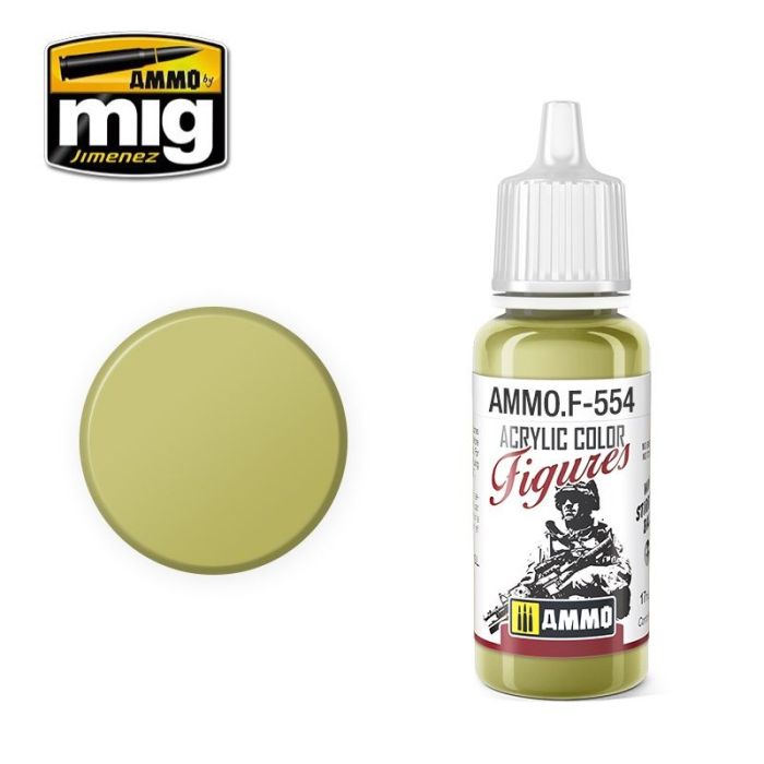 FIGURES PAINTS KHAKI GREEN JAR 17ML AMMO.F-554