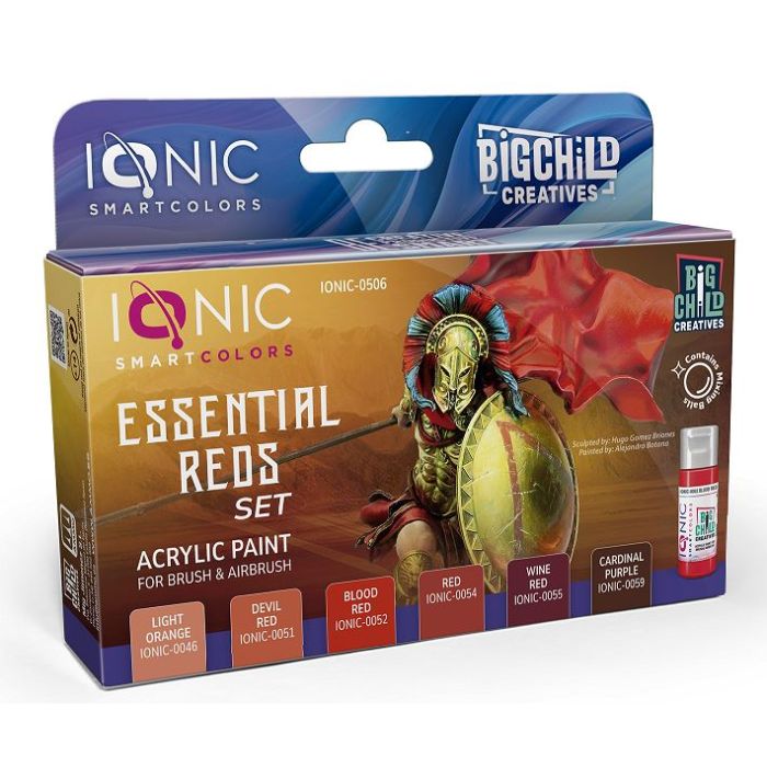 IONIC ESSENTIAL RED SET 6 JARS 20ML IONIC-0506