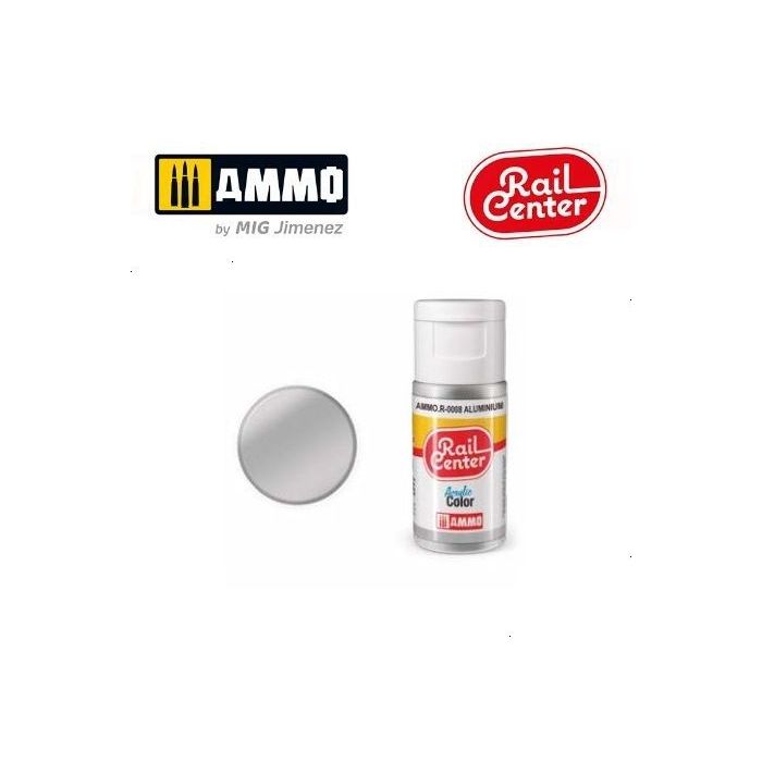 RAIL CENTER ACRYLIC ALUMINIUM 15ML AMMO.R-0008