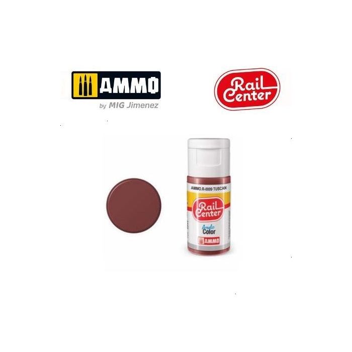 RAIL CENTER ACRYLIC TUSCAN 15ML AMMO.R-0009