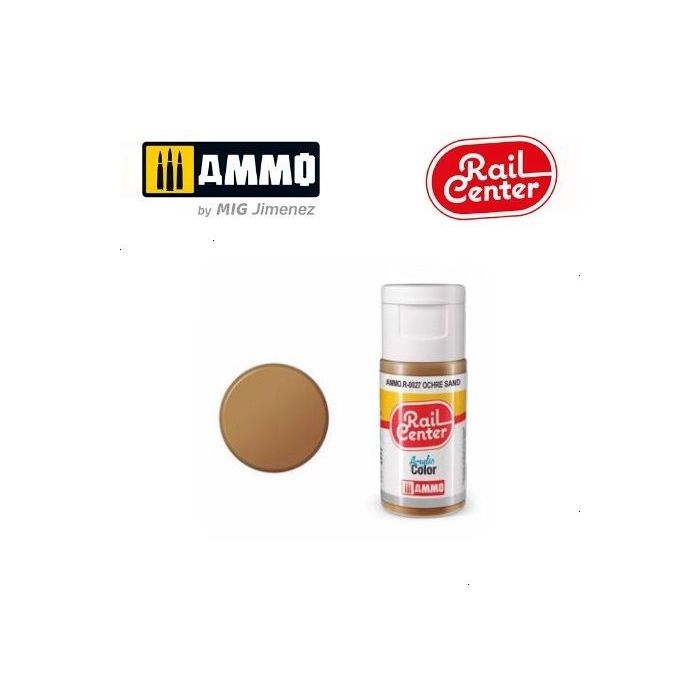 RAIL CENTER ACRYLIC OCHER SAND 15ML AMMO.R-0027