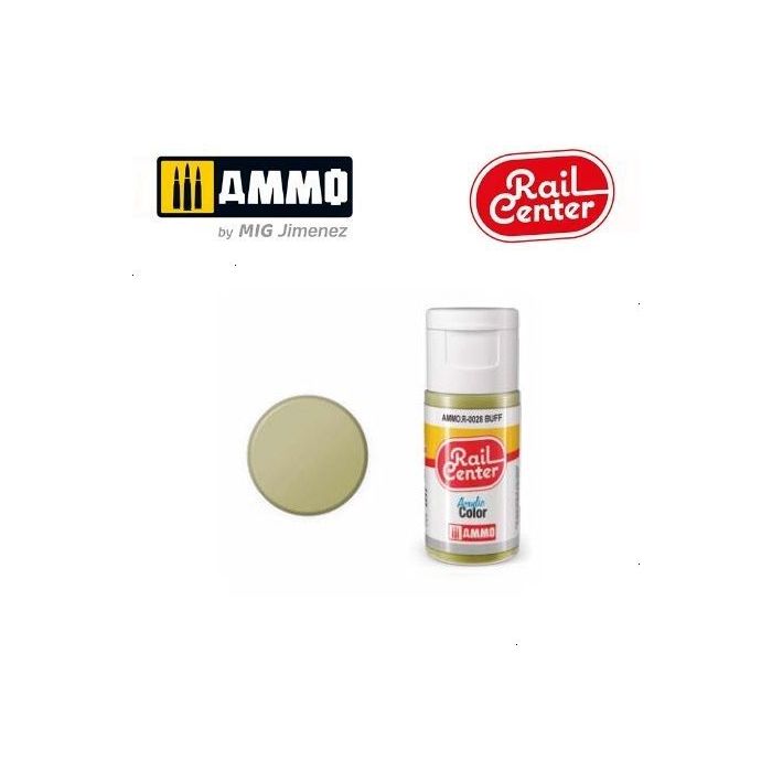 RAIL CENTER ACRYLIC BUFF 15ML AMMO.R-0028