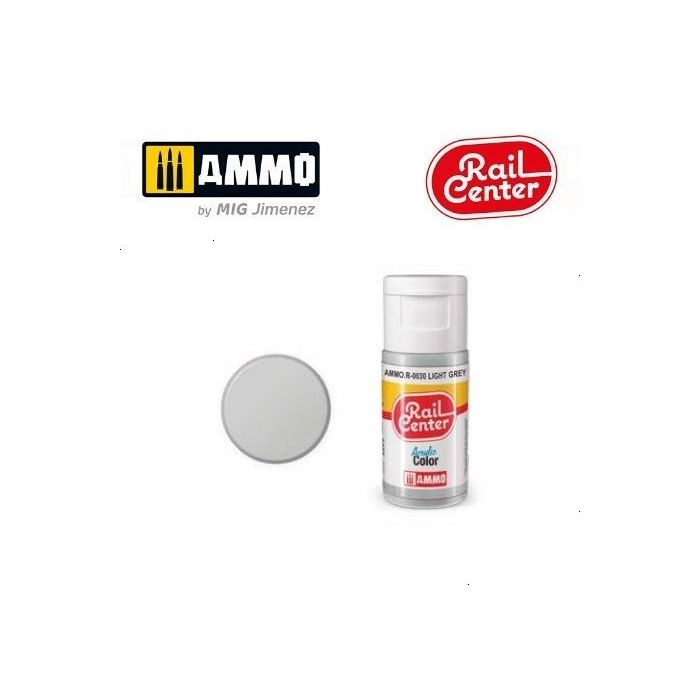RAIL CENTER ACRYLIC LIGHT GREY 15ML AMMO.R-0030