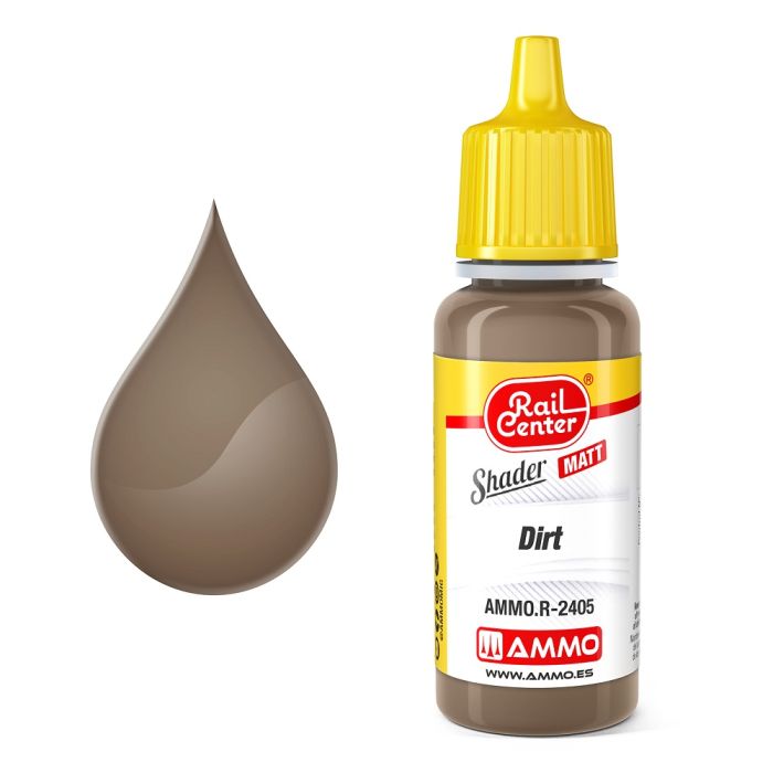 RAIL CENTER MATT SHADER DIRT  (03/25) * AMMO.R-2405