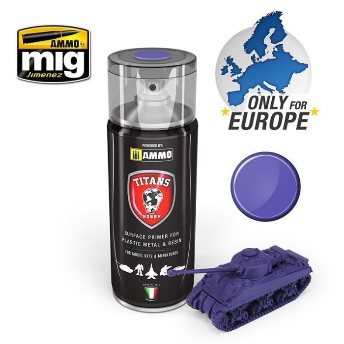 TITANS HOBBY MAGIC PURPLE MATT PRIMER 400 ML SPRAY TTH107