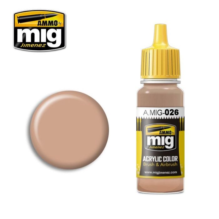 ACRYLIC COLOR RAL8031 F9 SAND BROWN JAR 17ML A.MIG-0026