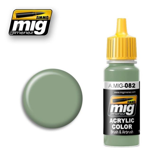 ACRYLIC COLOR US APC INTERIOR GREEN JAR 17ML** A.MIG-0082
