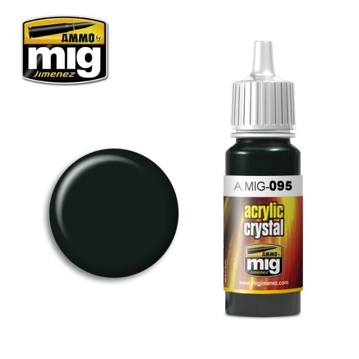 ACRYLIC COLOR CRYSTAL SMOKE JAR 17ML A.MIG-0095