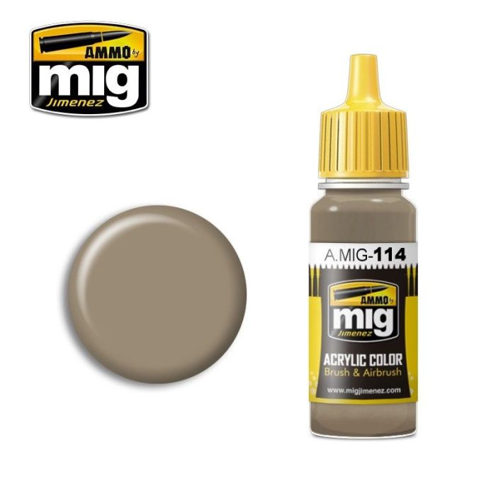 ACRYLIC COLOR ZIMMERIT OCHRE COLOR JAR 17ML** A.MIG-0114