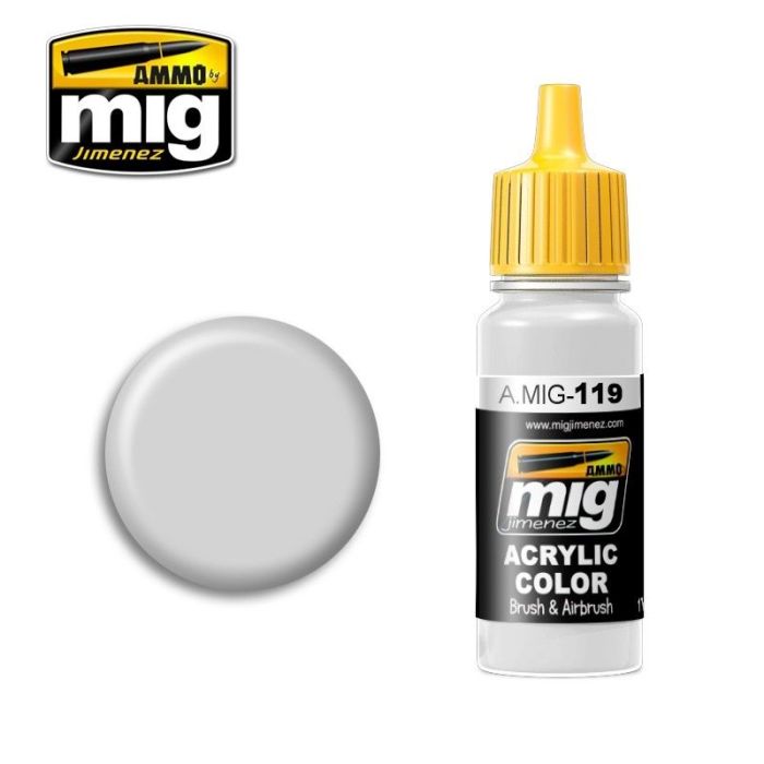 ACRYLIC COLOR COLD GRAY JAR 17ML** A.MIG-0119