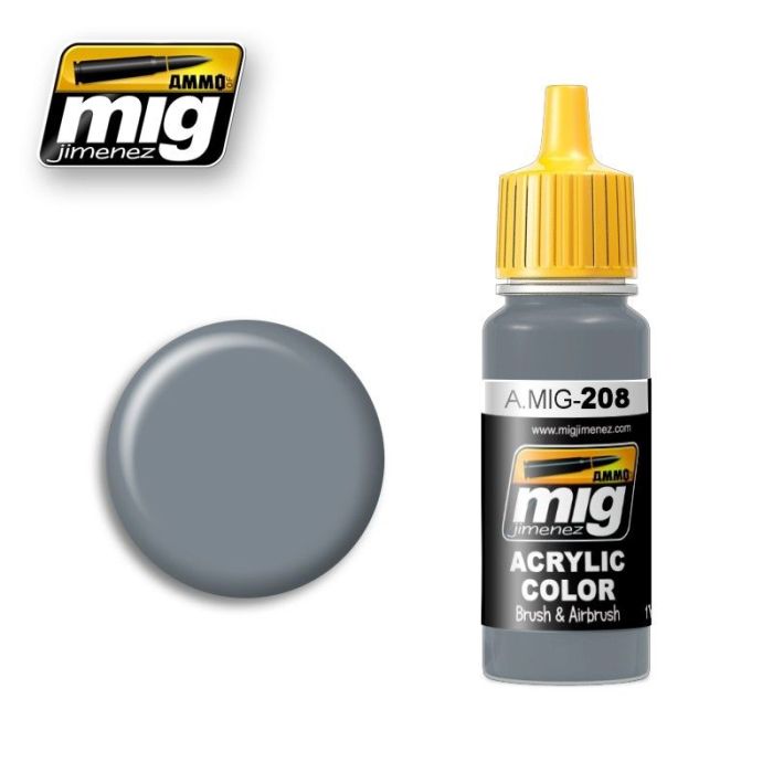 ACRYLIC COLOR FS 36320 DARK COMPASS GHOST GRAY JAR 17ML** A.MIG-0208
