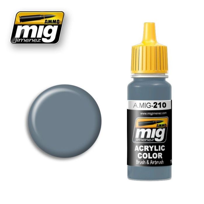 ACRYLIC COLOR FS 35237 BL/GR AMT-11 17ML ALT. MIG20134 ** A.MIG-0210