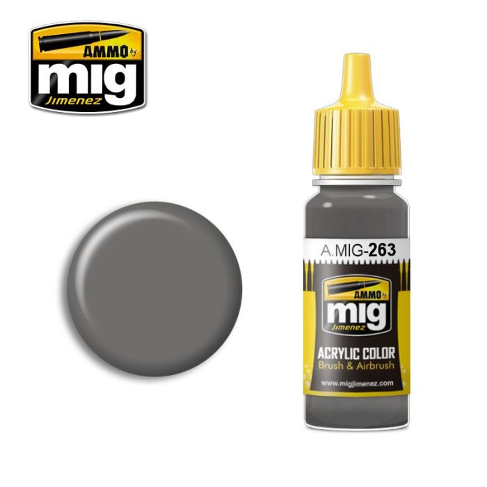 ACRYLIC COLOR IJN MEDIUM GREY JAR 17ML** A.MIG-0263