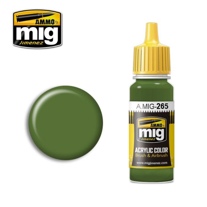 ACRYLIC COLOR IJN MITSUBISHI GREEN JAR 17ML** A.MIG-0265
