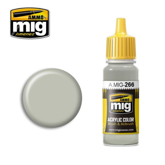 ACRYLIC COLOR RLM 63 LIGHTGREY JAR 17ML** A.MIG-0266