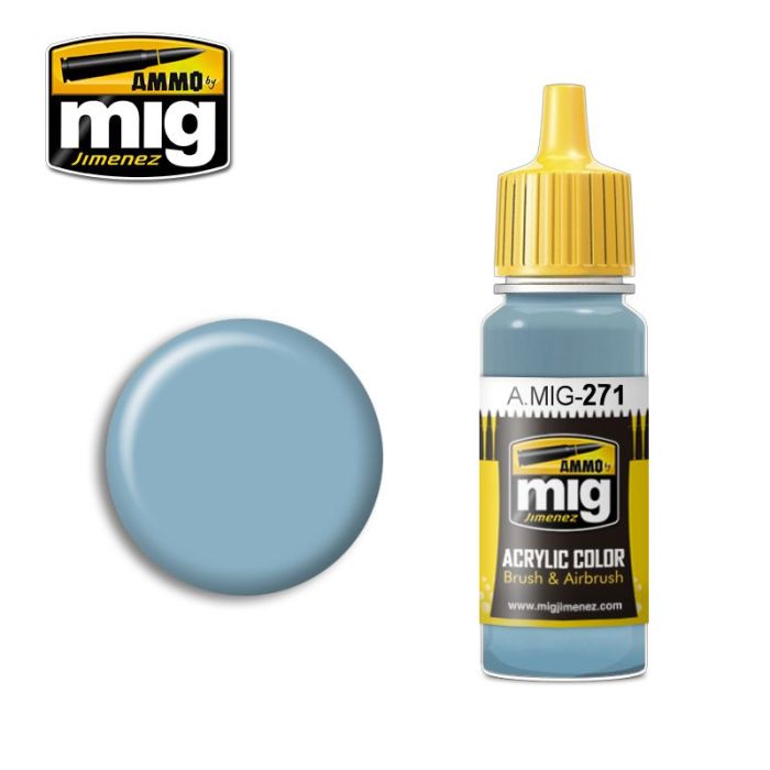 ACRYLIC COLOR FS35450 AIR SUPERIORITY BLUE JAR 17ML** A.MIG-0271