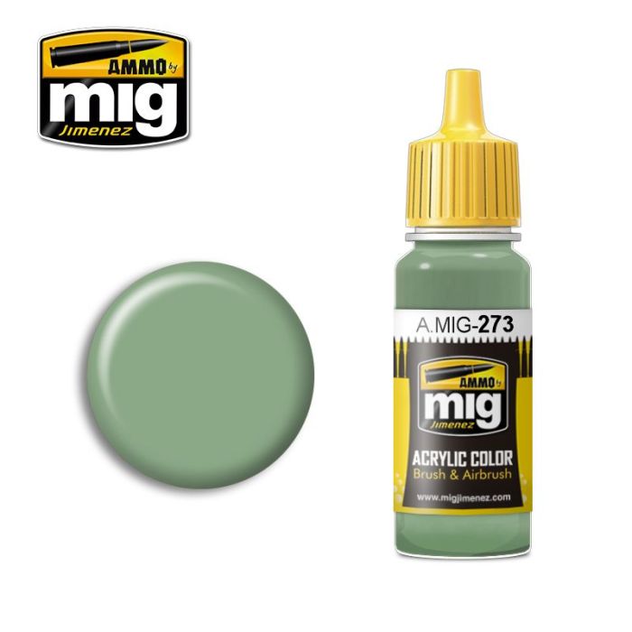 ACRYLIC COLOR VERE ANTICORROSIONE 4 JAR 17ML** A.MIG-0273