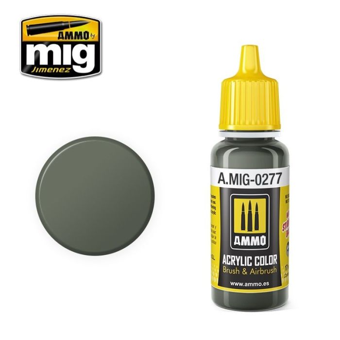 ACRYLIC COLOR FS34159 GREEN GREY JAR 17ML A.MIG-0277