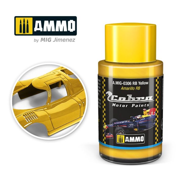 COBRA MOTOR PAINTS RB YELLOW 30 ML A.MIG-0306