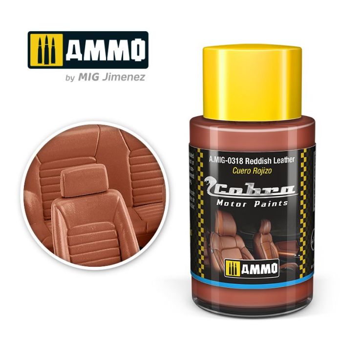 COBRA MOTOR PAINTS REDDISH LEATHER 30 ML A.MIG-0318