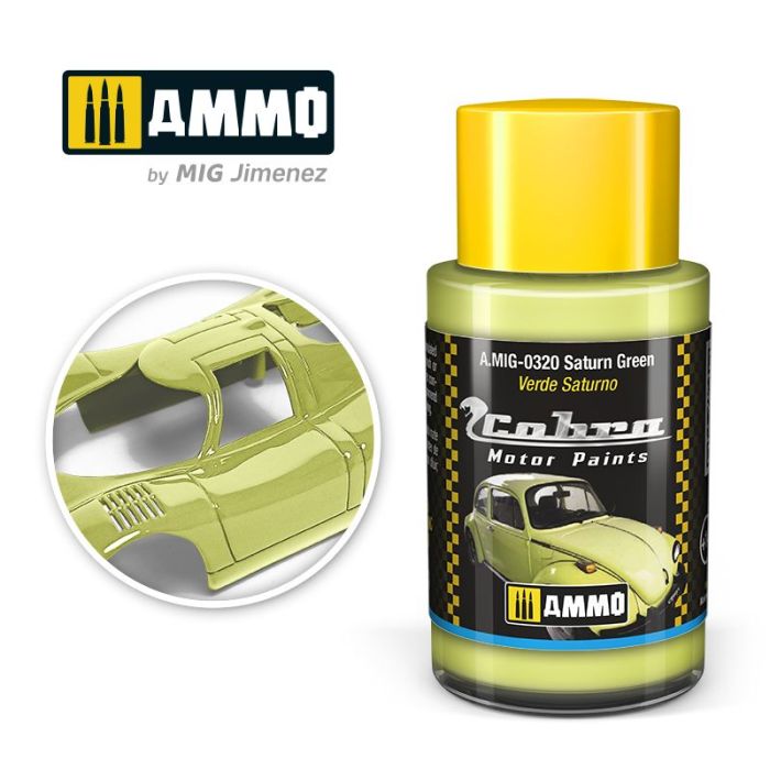 COBRA MOTOR PAINTS SATURN GREEN 30 ML A.MIG-0320