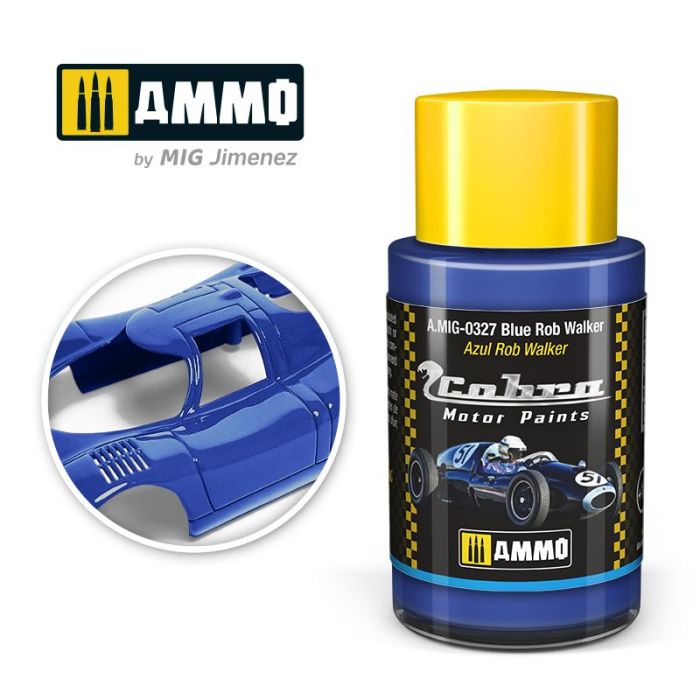 COBRA MOTOR PAINTS BLUE ROB WALKER 30 ML A.MIG-0327