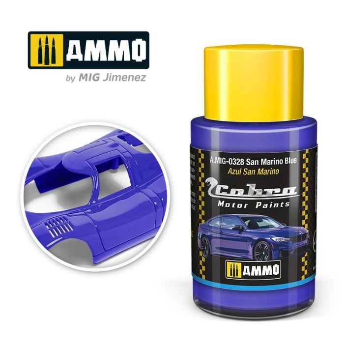 COBRA MOTOR PAINTS SAN MARINO BLUE 30 ML A.MIG-0328