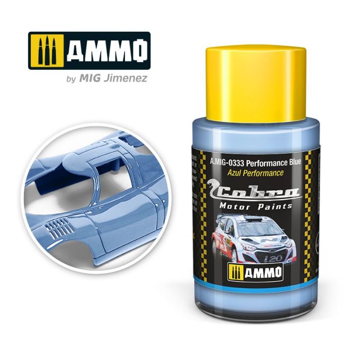 COBRA MOTOR PAINTS PERFORMANCE BLUE 30 ML A.MIG-0333