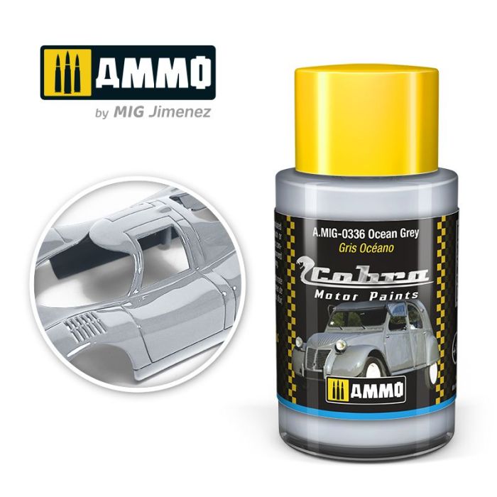 COBRA MOTOR PAINTS OCEAN GREY 30 ML A.MIG-0336