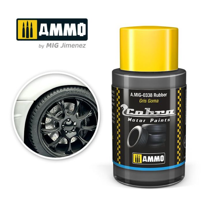 COBRA MOTOR PAINTS RUBBER 30 ML A.MIG-0338