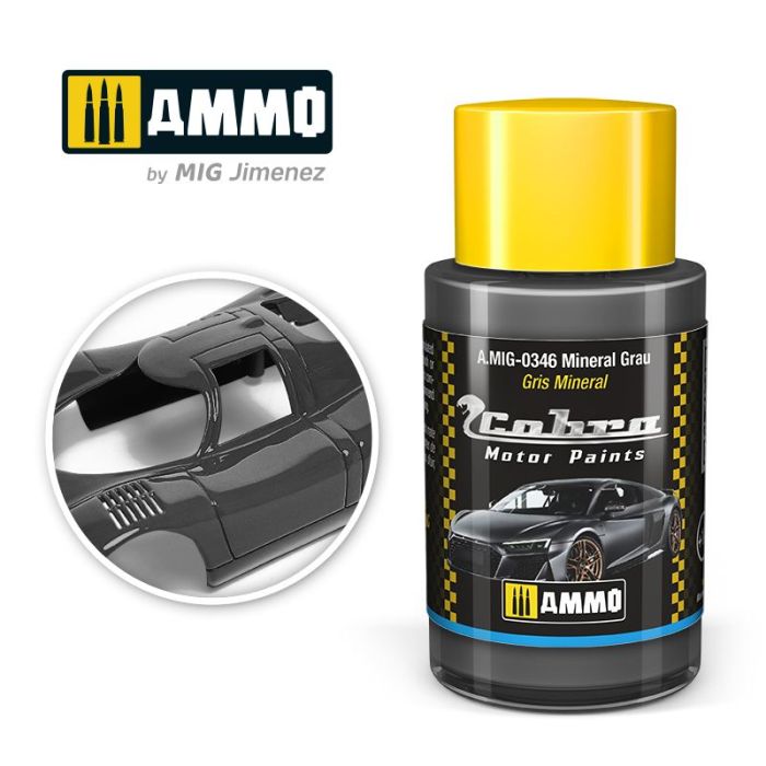 COBRA MOTOR PAINTS MINERAL GRAU 30 ML A.MIG-0346