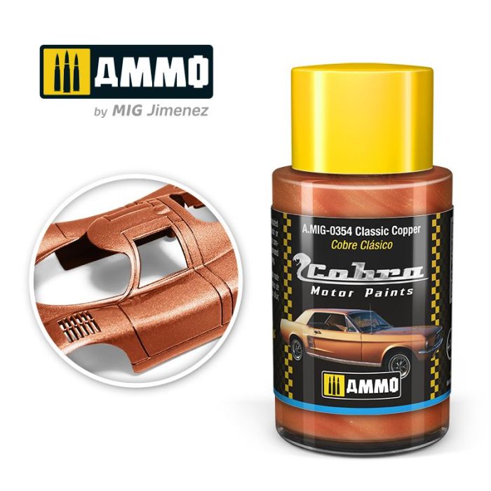 COBRA MOTOR PAINTS CLASSIC COPPER 30 ML A.MIG-0354