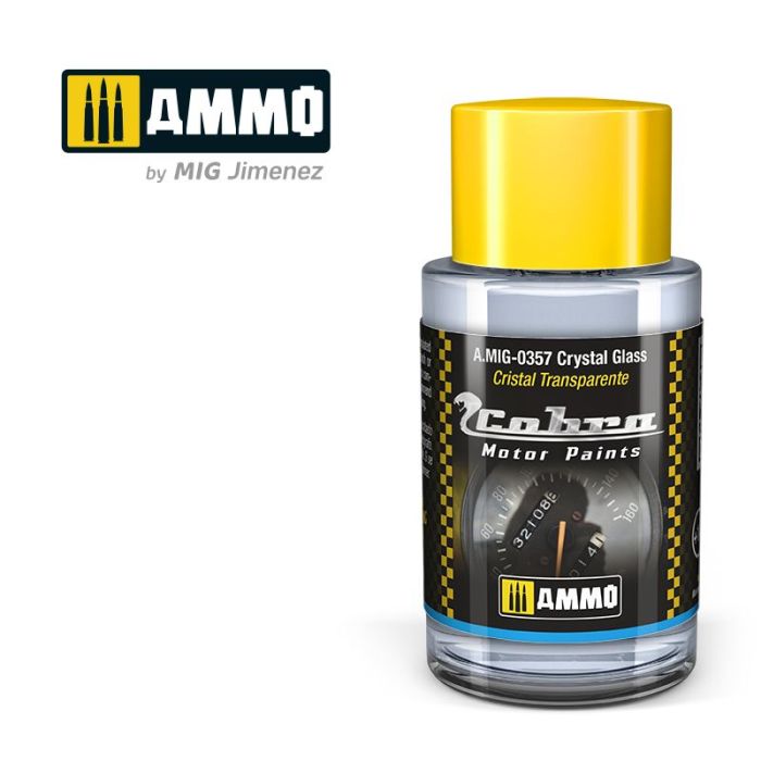 COBRA MOTOR PAINTS CRYSTAL GLASS 30 ML A.MIG-0357