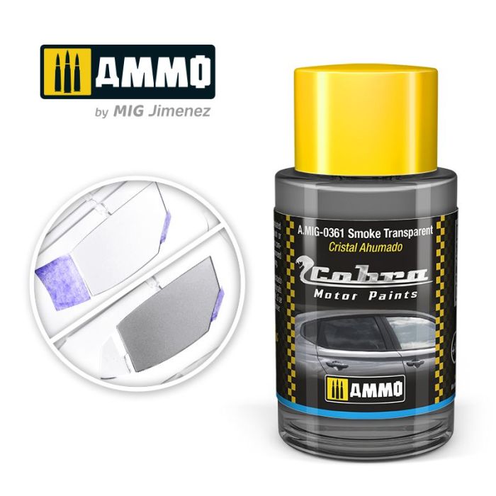 COBRA MOTOR PAINTS SMOKE TRANSPARENT 30 ML A.MIG-0361