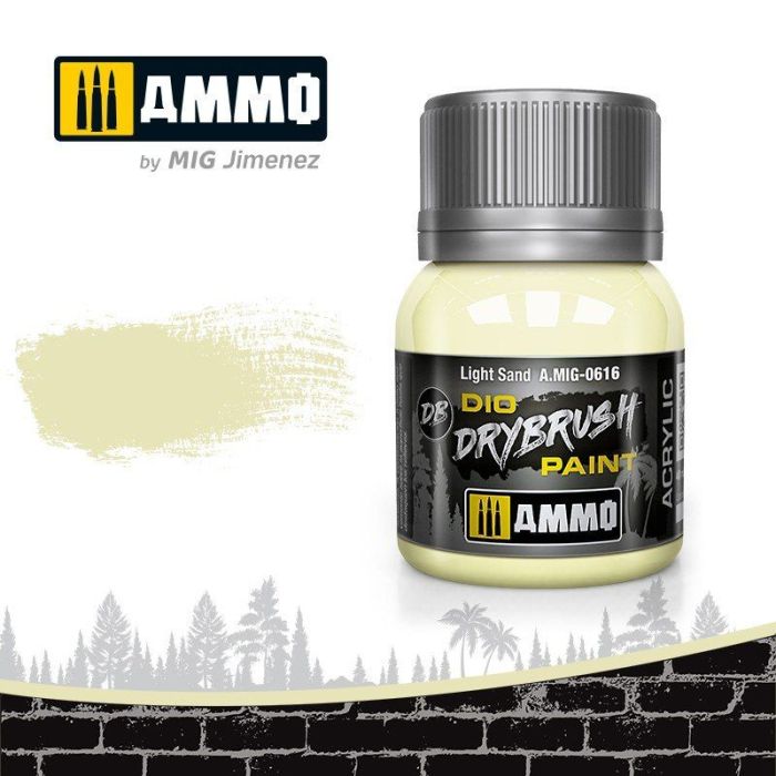 DRYBRUSH LIGHT SAND JAR 40ML A.MIG-0616