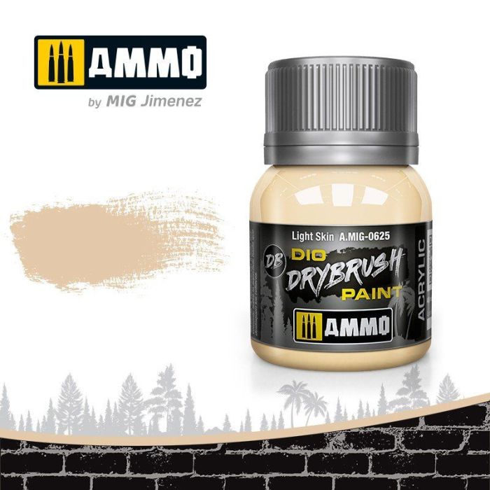 DRYBRUSH LIGHT SKIN JAR 40ML A.MIG-0625