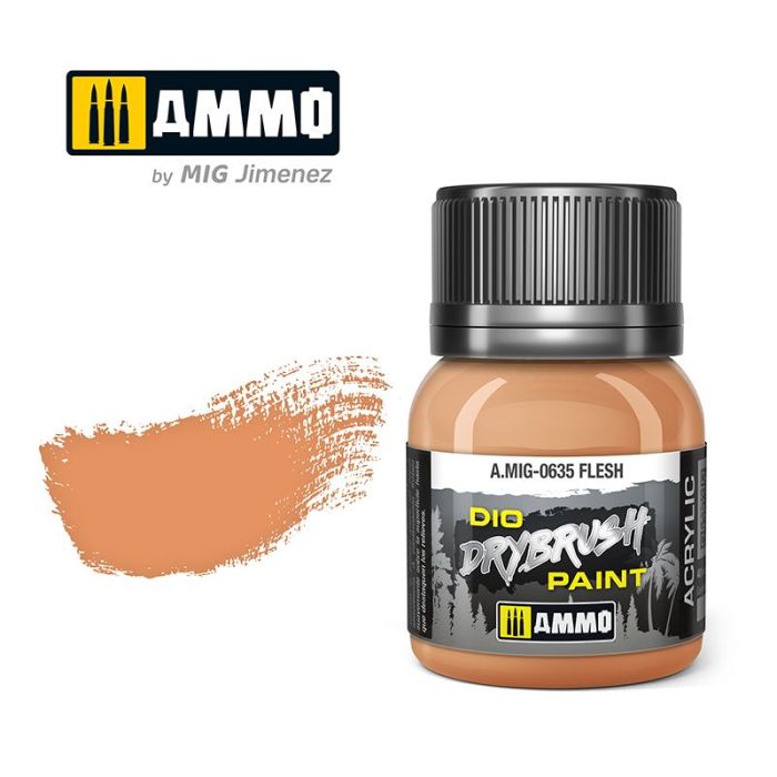 DRYBRUSH FLESH JAR 40ML A.MIG-0635