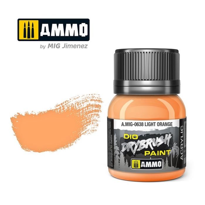 DRYBRUSH LIGHT ORANGE JAR 40ML A.MIG-0638