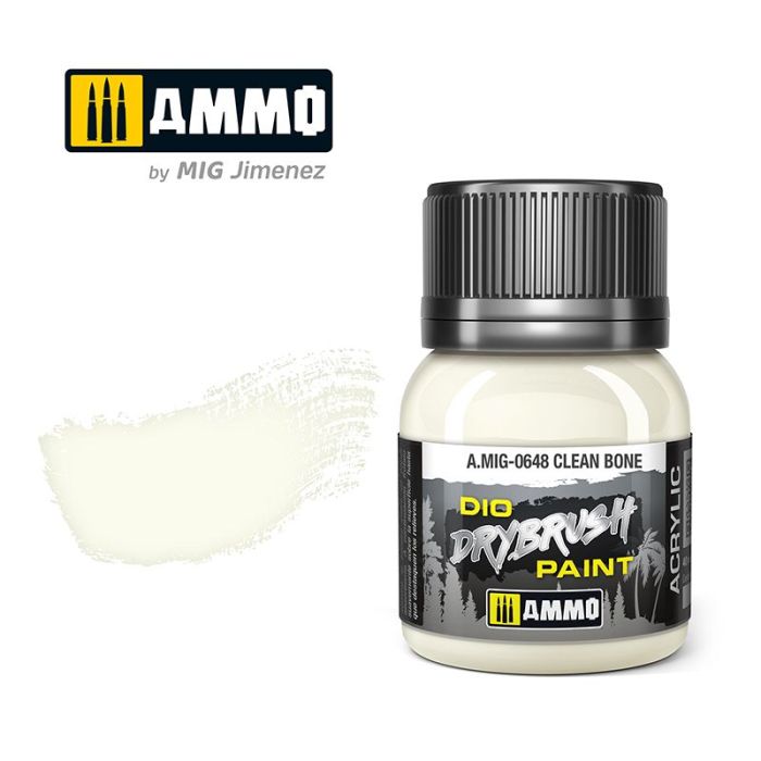 DRYBRUSH CLEAN BONE JAR 40ML A.MIG-0648