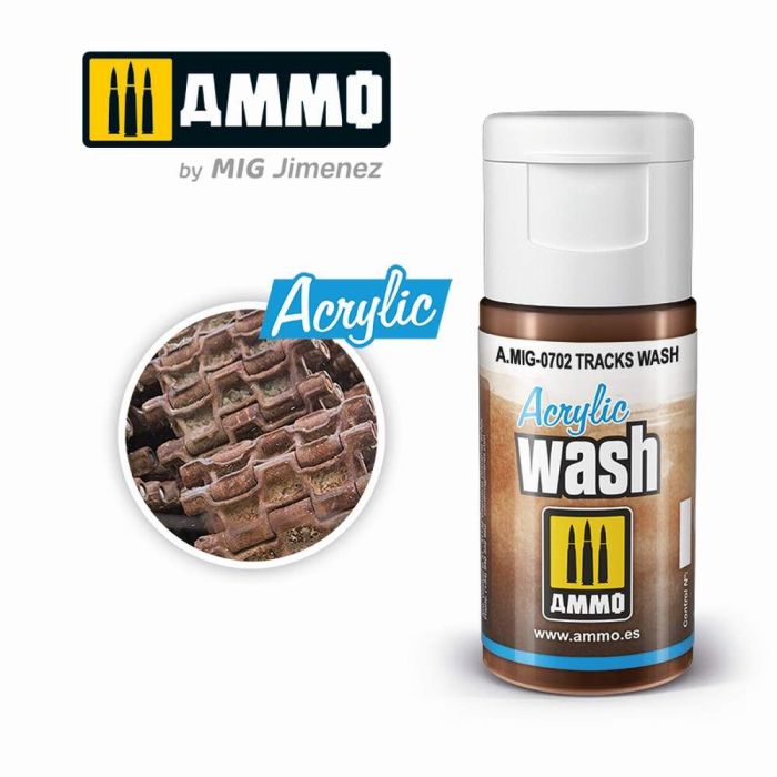 ACRYLIC WASH TRACKS WASH JAR 15 ML A.MIG-0702