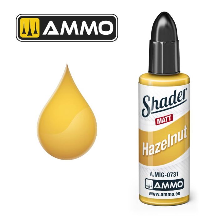 SHADER MATT HAZELNUT JAR 10ML A.MIG-0731